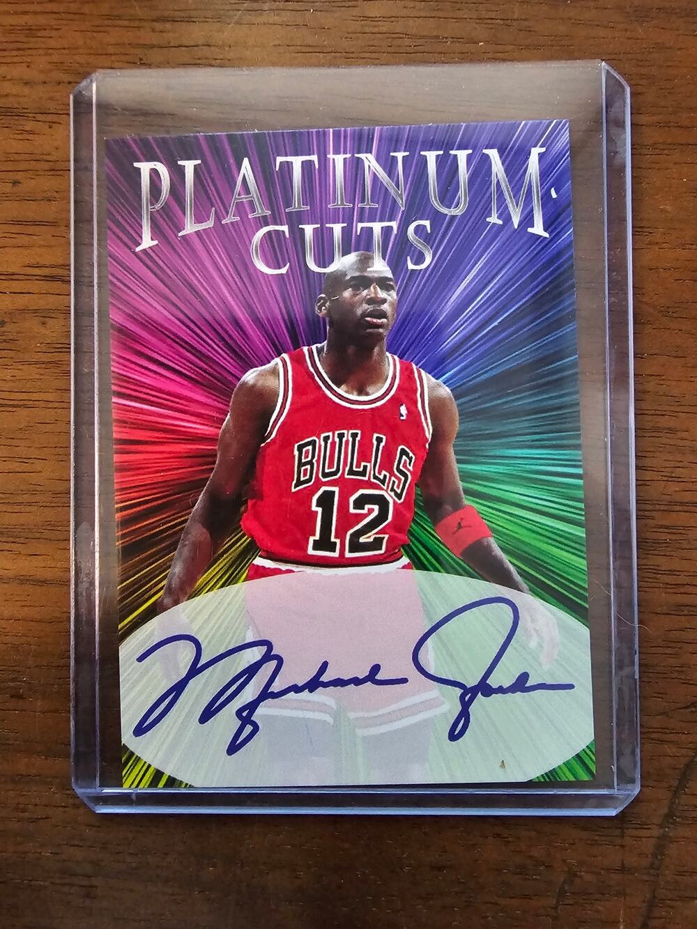 Michael Jordan Platinum Cuts LE /1000 Facsimile Autographs - Error Kobe Bryant